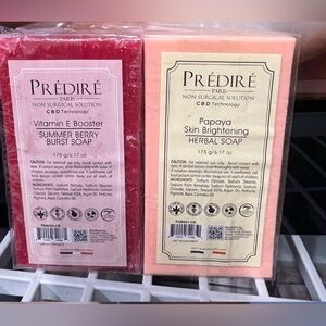 PréDIRE Summer Berry Burst & Papaya Skin Brightening Luxury Body Soap Set